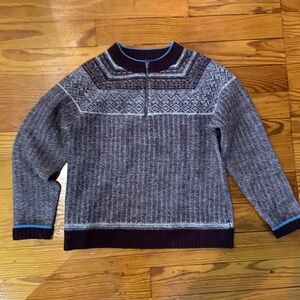 Patagonia wool fair isle sweater-  1/4 zip-  - M - great condition